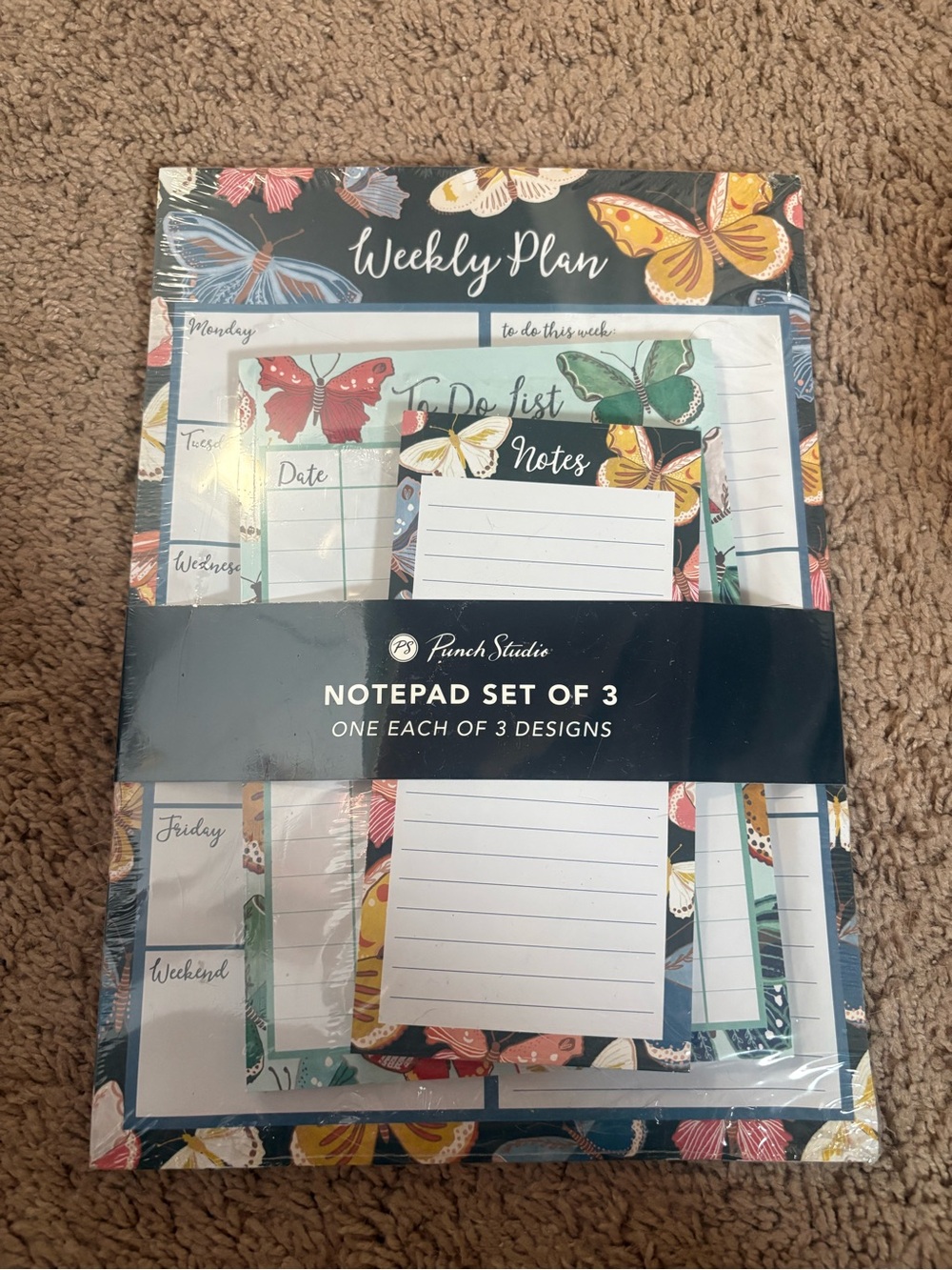 Butterfly Notepad Set